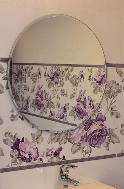 Zrcadlo 4 mm kulaté kruh Ø 45 cm fazeta 10 mm OPAL